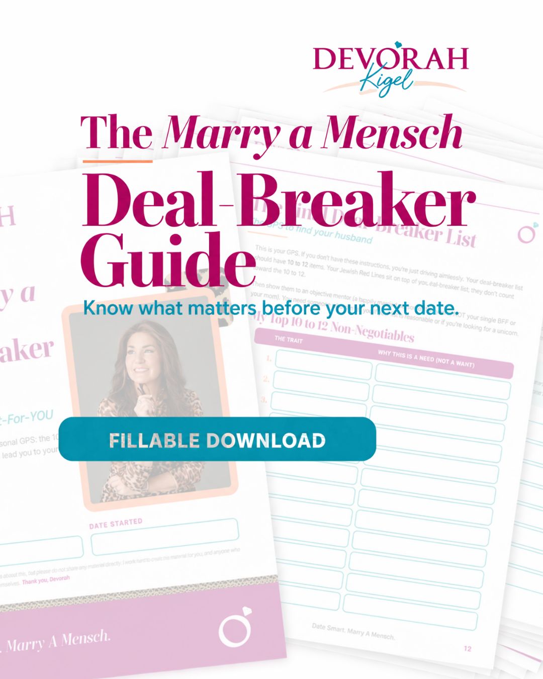 The Marry a Mensch Deal-Breaker Guide